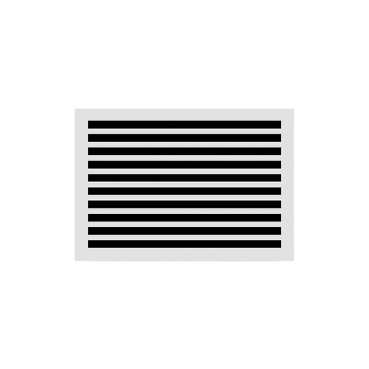 CRYPTIC - 20" Linear Slot Diffuser - 10 Slot -  Modern Air Vent Cover for Ceiling, Wall or Floor