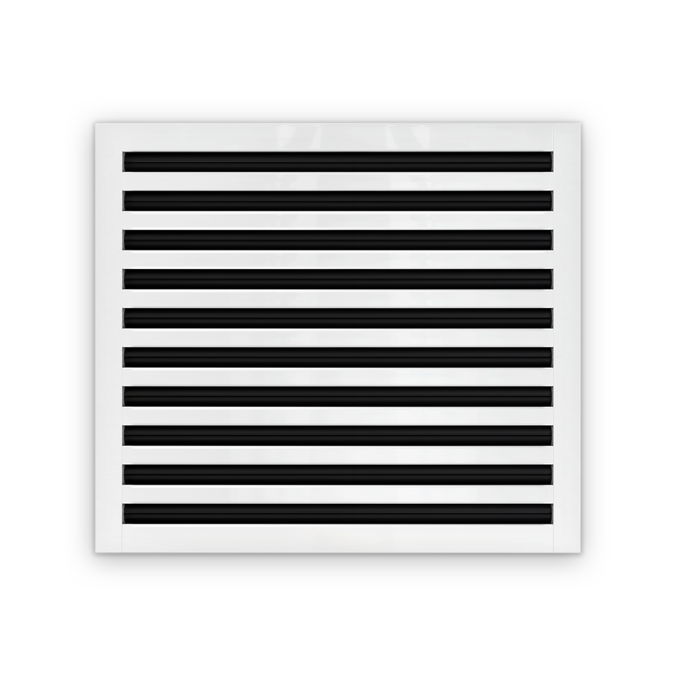 Cryptic Slot 10 slot linear slot diffuser, 22 inch, white