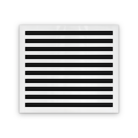 Cryptic Slot 10 slot linear slot diffuser, 22 inch, white