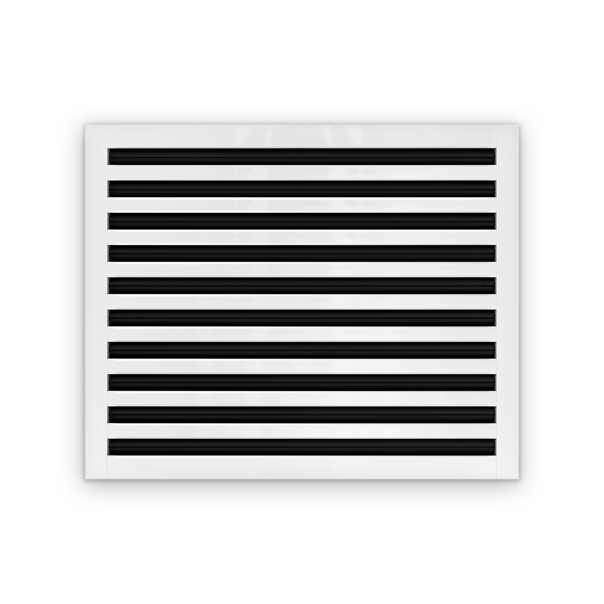 Cryptic Slot 10 slot linear slot diffuser, 24 inch, white