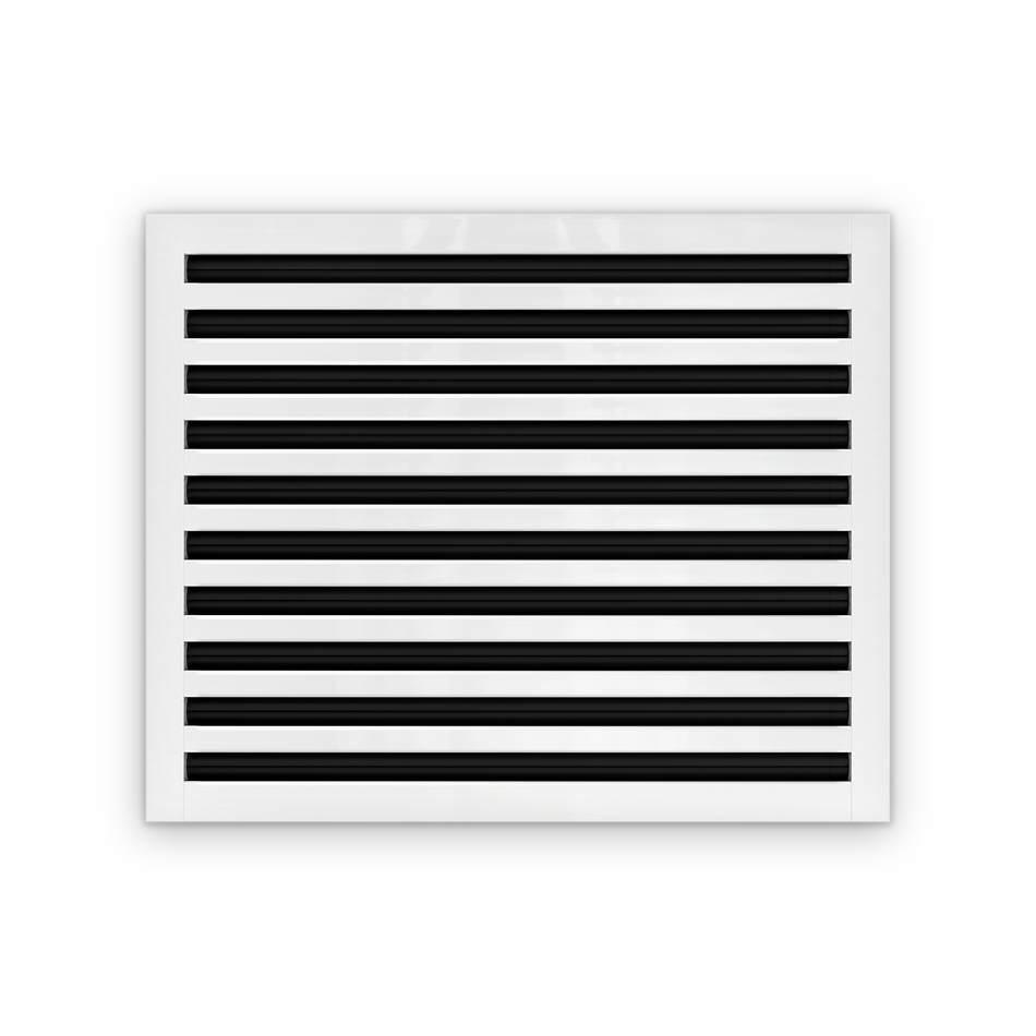 Cryptic Slot 10 slot linear slot diffuser, 24 inch, white