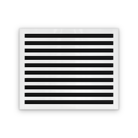 Cryptic Slot 10 slot linear slot diffuser, 24 inch, white