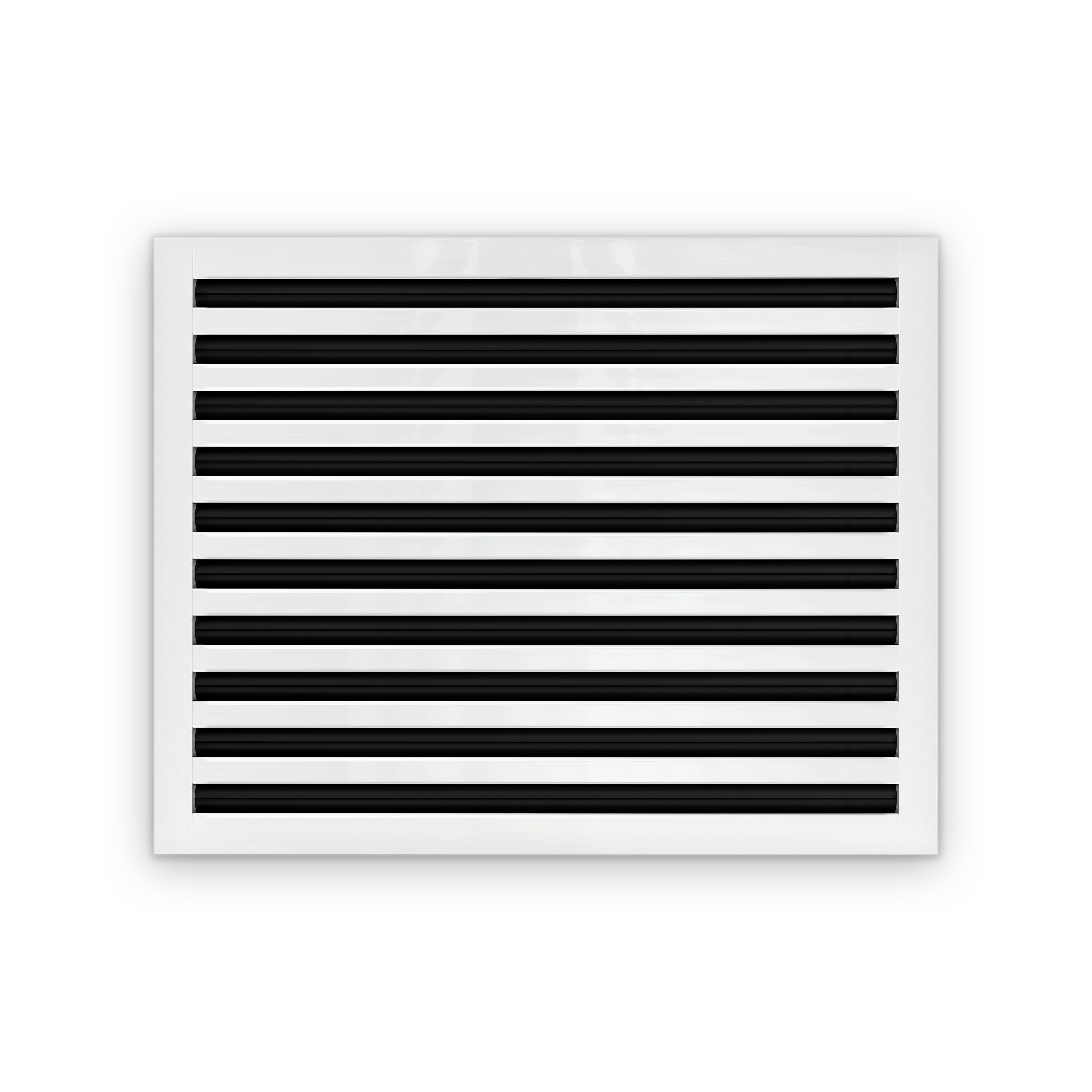 Cryptic Slot 10 slot linear slot diffuser, 25 inch, white