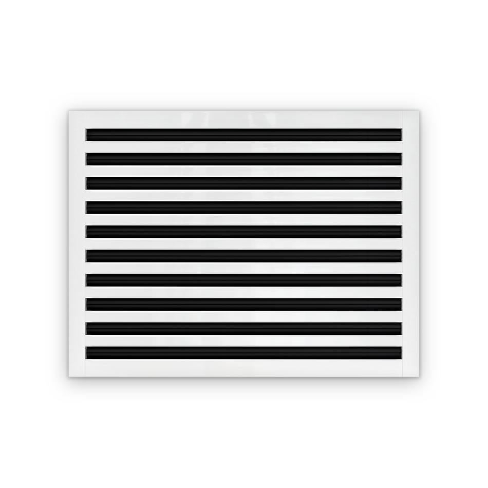 Cryptic Slot 10 slot linear slot diffuser, 26 inch, white