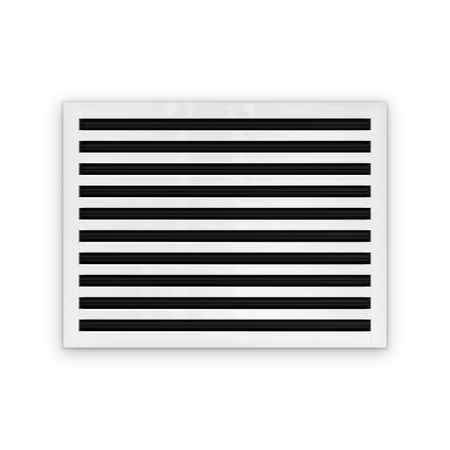 Cryptic Slot 10 slot linear slot diffuser, 26 inch, white