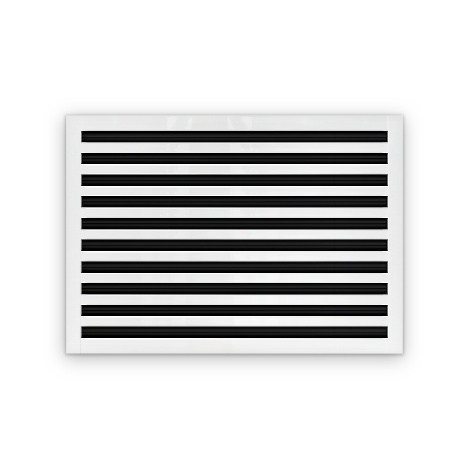 Cryptic Slot 10 slot linear slot diffuser, 28 inch, white