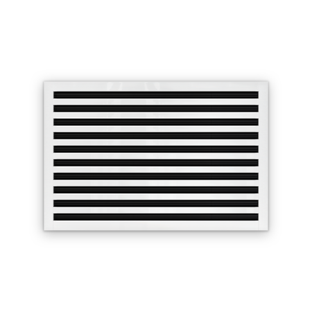 Cryptic Slot 10 slot linear slot diffuser, 30 inch, white
