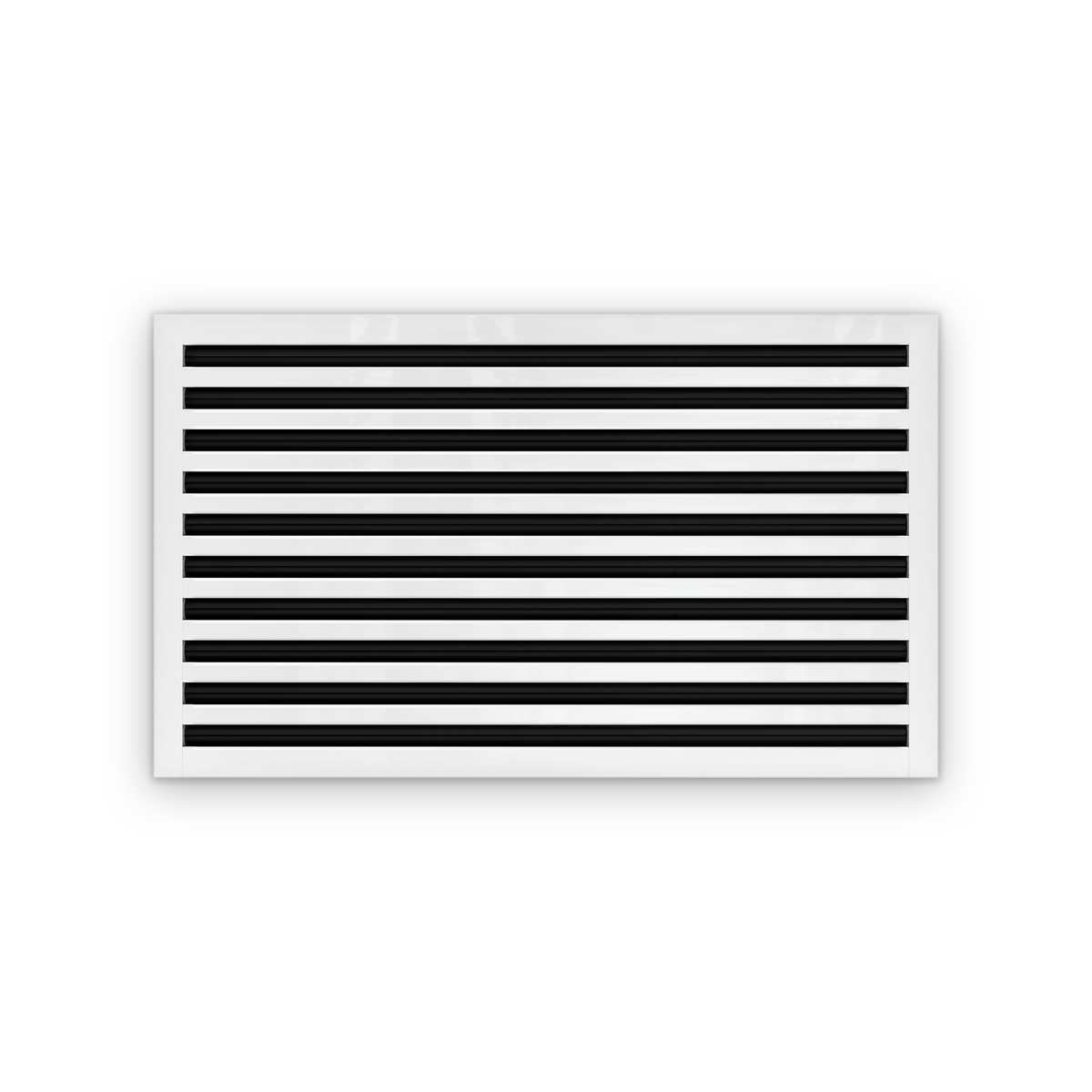 Cryptic Slot 10 slot linear slot diffuser, 34 inch, white