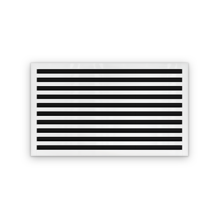 Cryptic Slot 10 slot linear slot diffuser, 34 inch, white