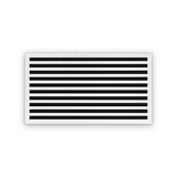 Cryptic Slot 10 slot linear slot diffuser, 36 inch, white