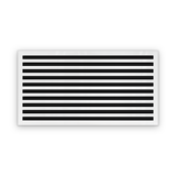 Cryptic Slot 10 slot linear slot diffuser, 38 inch, white