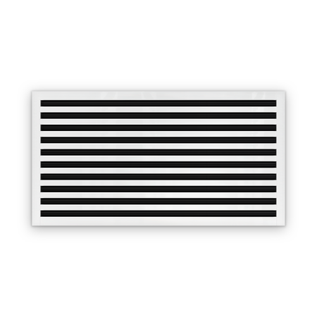 Cryptic Slot 10 slot linear slot diffuser, 38 inch, white