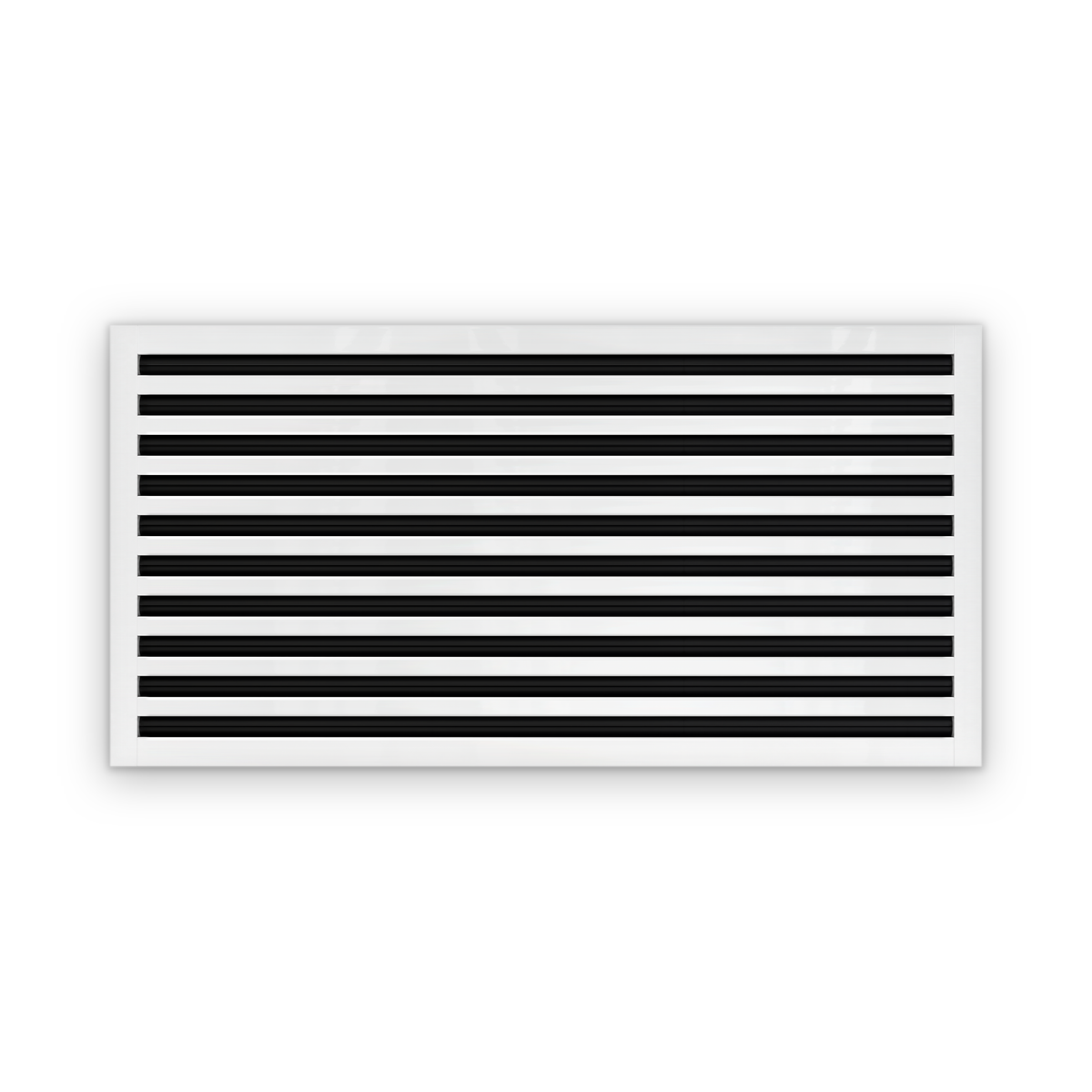 Cryptic Slot 10 slot linear slot diffuser, 40 inch, white
