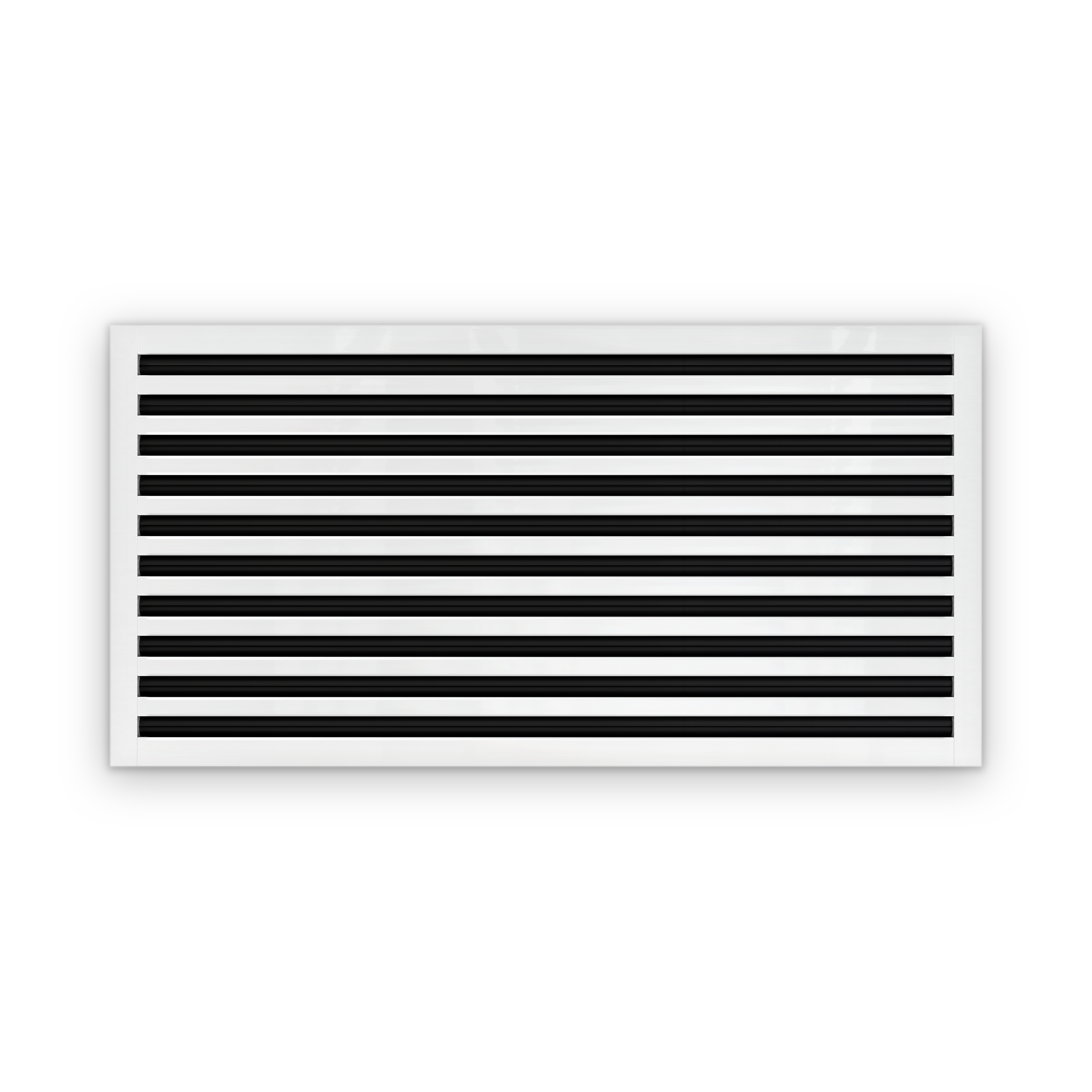 Cryptic Slot 10 slot linear slot diffuser, 40 inch, white