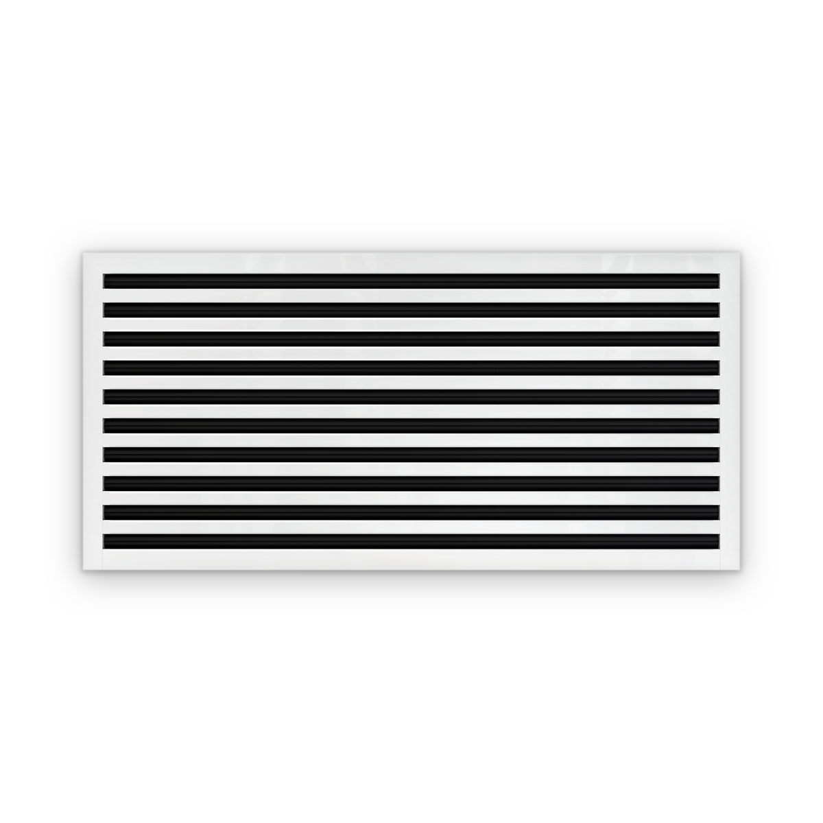 Cryptic Slot 10 slot linear slot diffuser, 42 inch, white