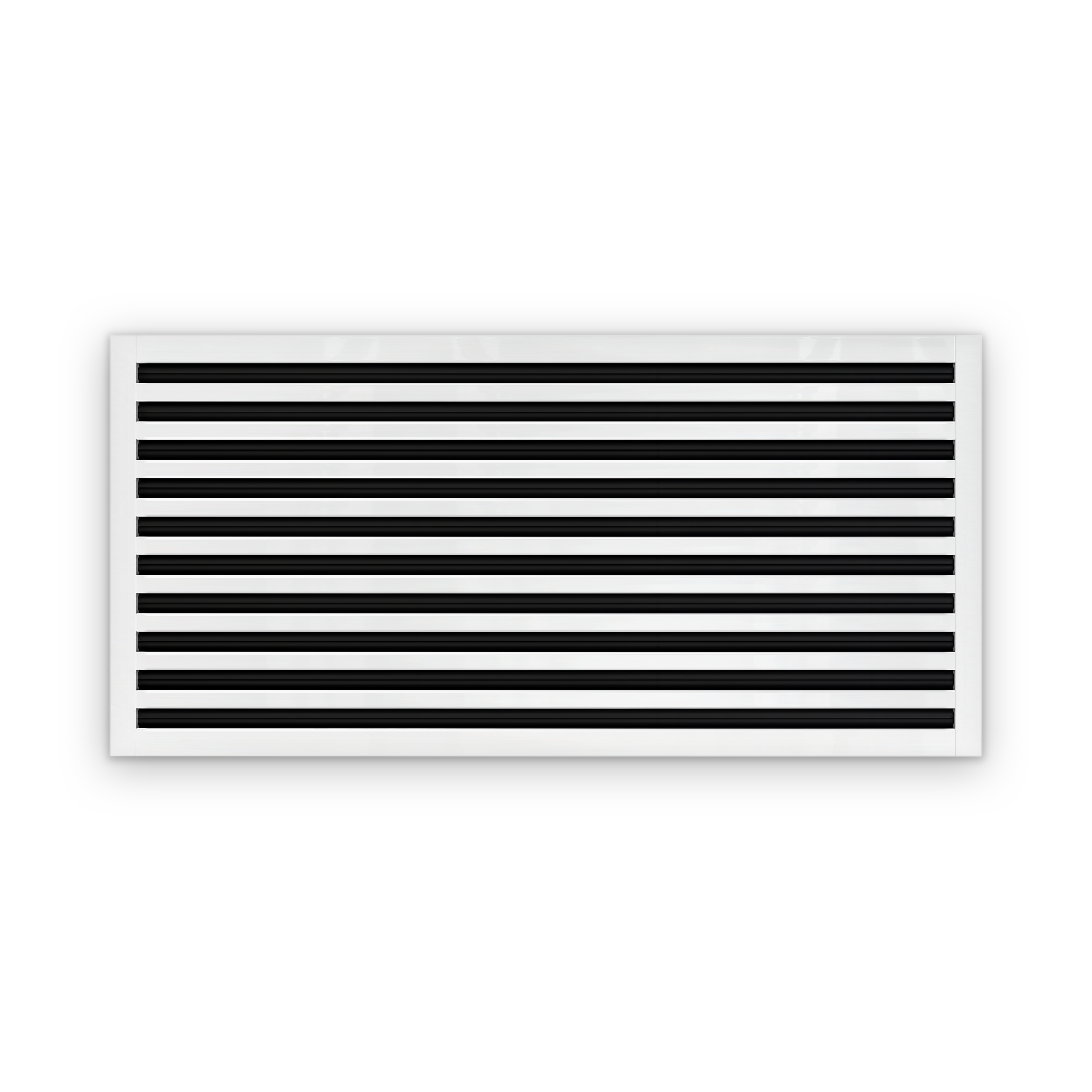Cryptic Slot 10 slot linear slot diffuser, 42 inch, white