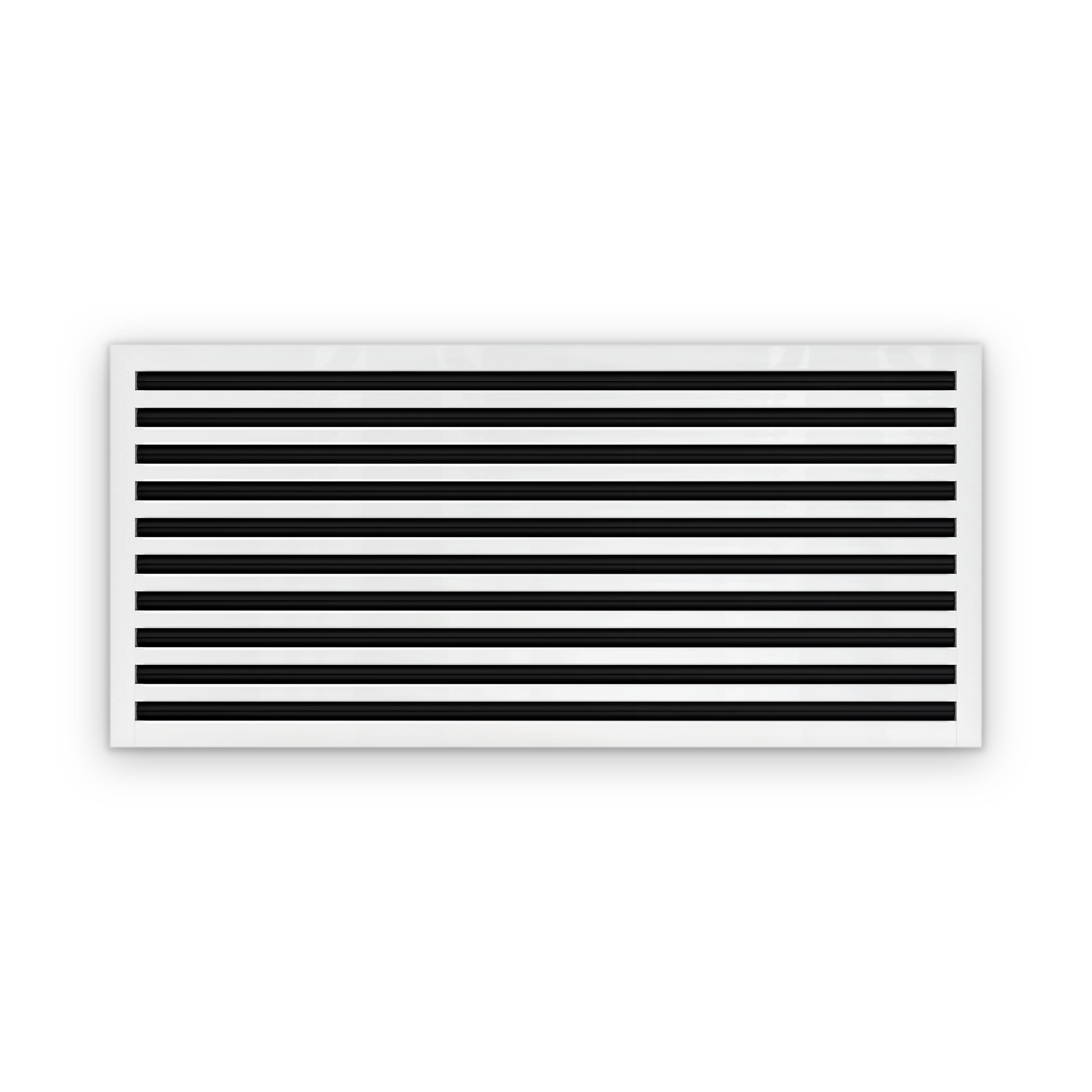 Cryptic Slot 10 slot linear slot diffuser, 44 inch, white