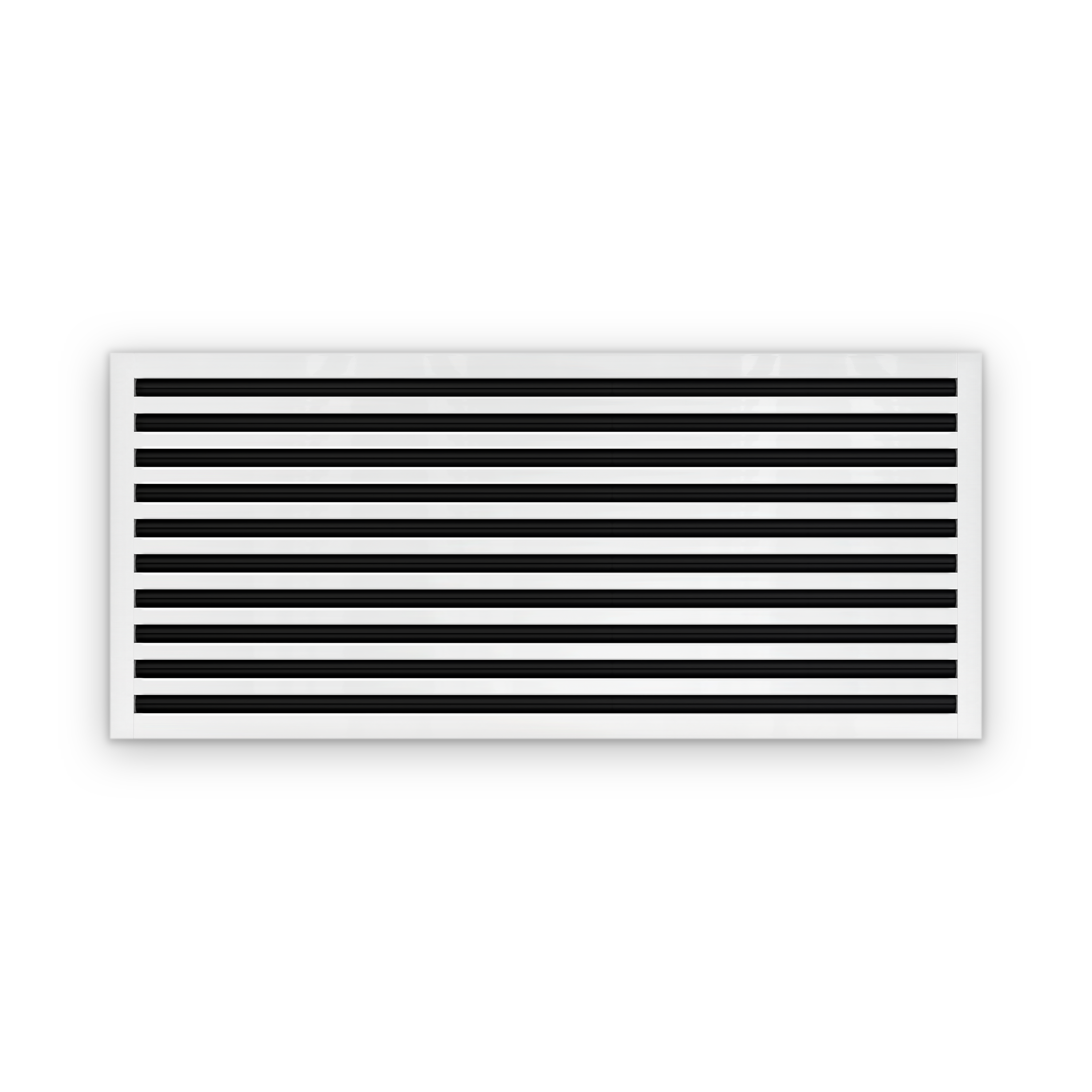 Cryptic Slot 10 slot linear slot diffuser, 46 inch, white