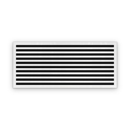 Cryptic Slot 10 slot linear slot diffuser, 46 inch, white