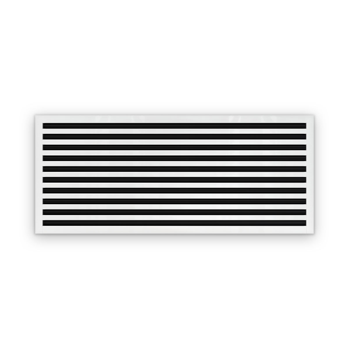 Cryptic Slot 10 slot linear slot diffuser, 48 inch, white