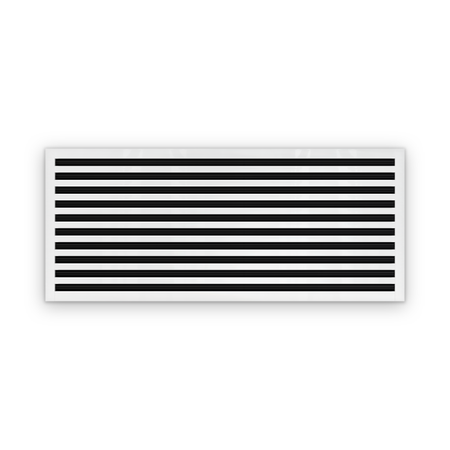 Cryptic Slot 10 slot linear slot diffuser, 48 inch, white