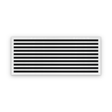Cryptic Slot 10 slot linear slot diffuser, 48 inch, white