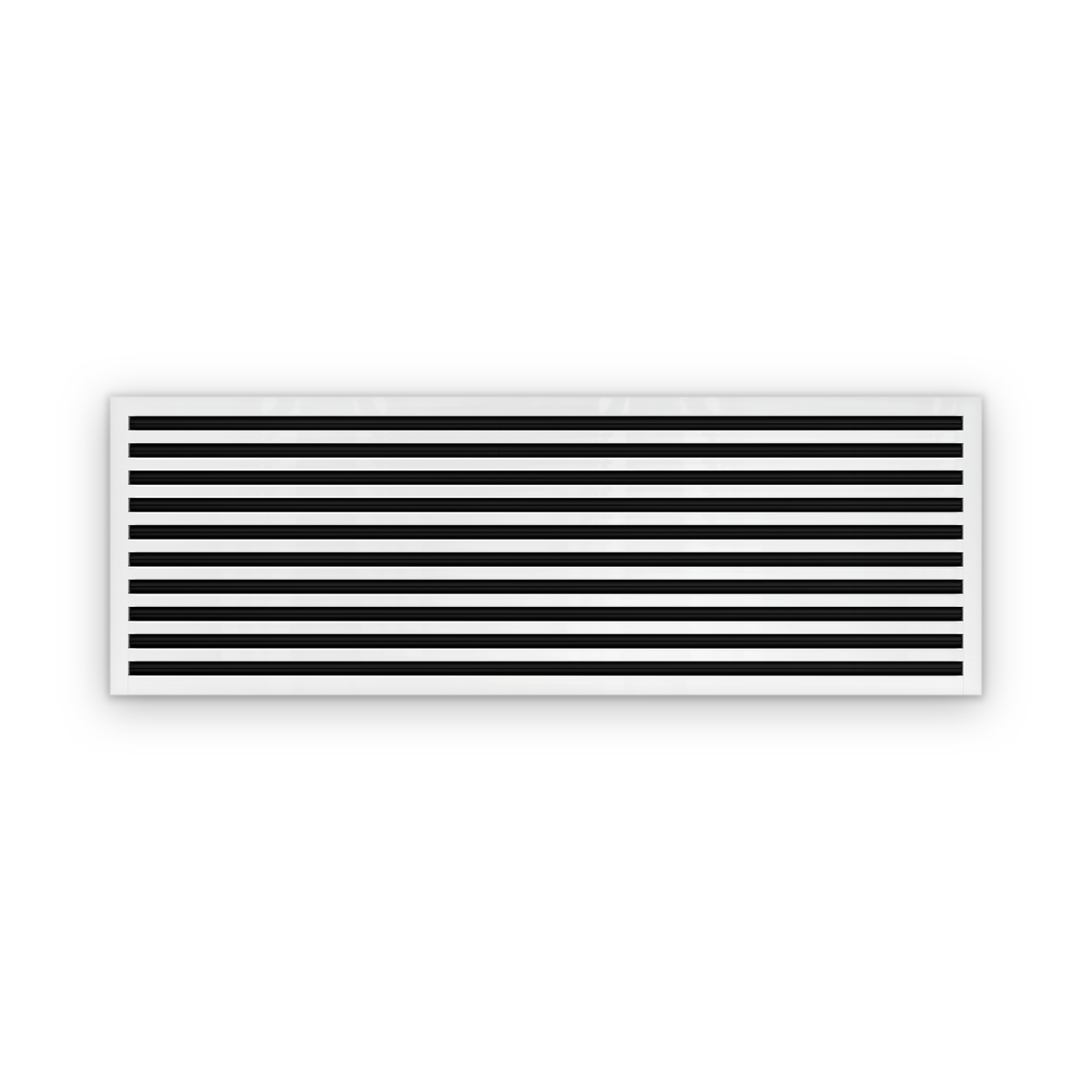 Cryptic Slot 10 slot linear slot diffuser, 60 inch, white