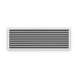 Cryptic Slot 10 slot linear slot diffuser, 60 inch, white