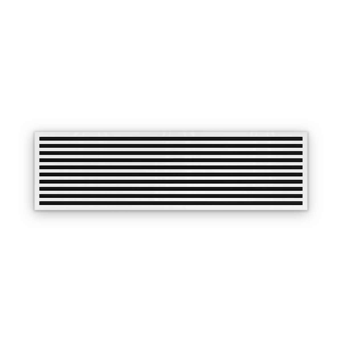 Cryptic Slot 10 slot linear slot diffuser, 72 inch, white