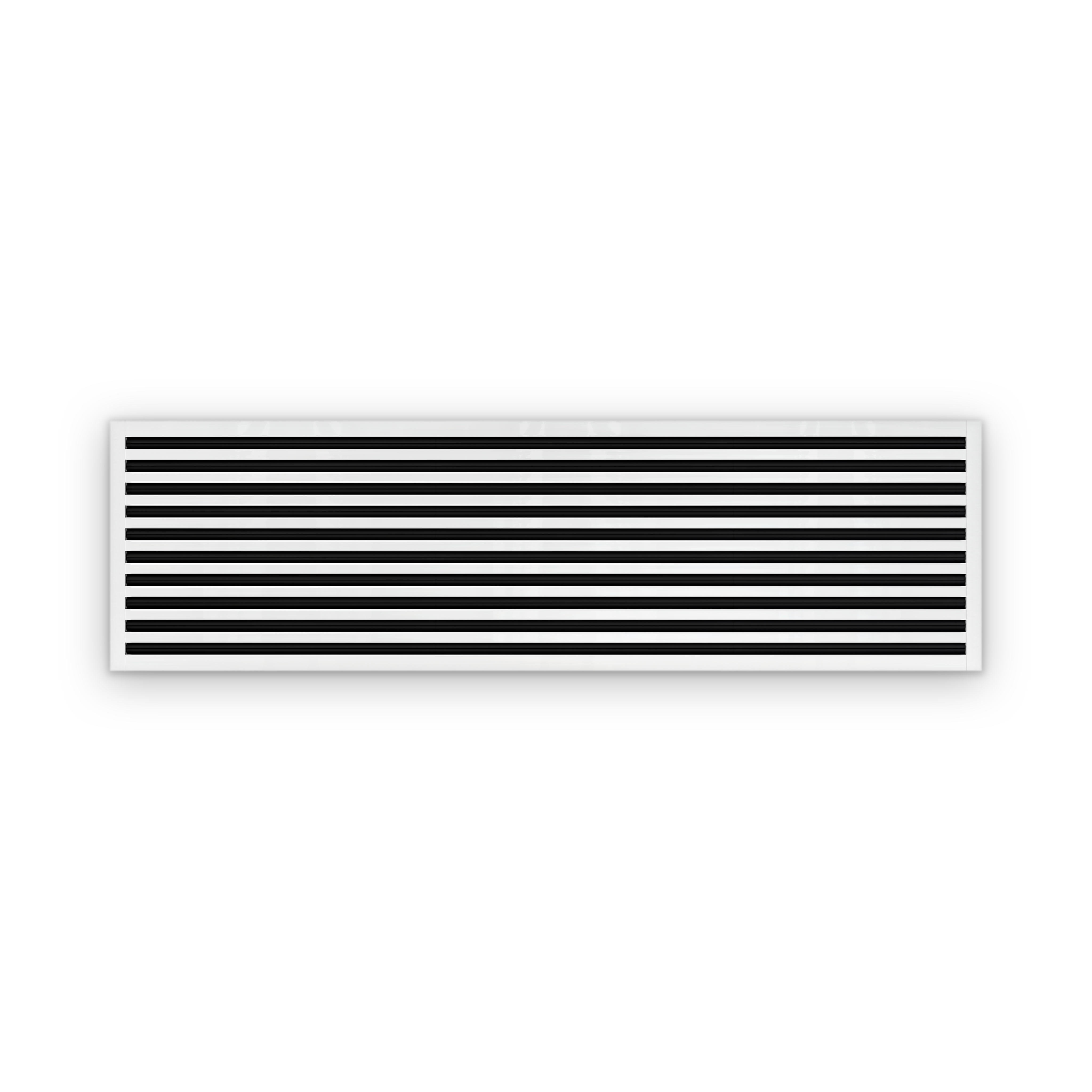Cryptic Slot 10 slot linear slot diffuser, 72 inch, white