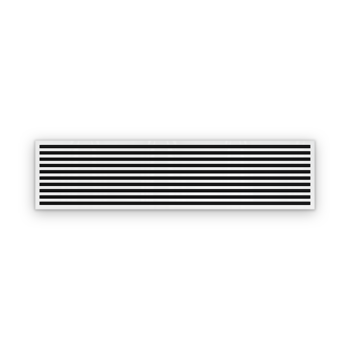 Cryptic Slot 10 slot linear slot diffuser, 84 inch, white