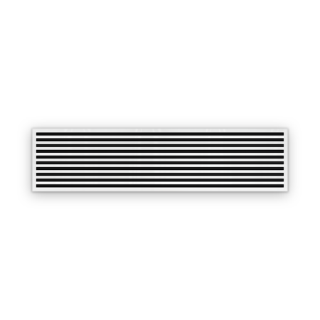 Cryptic Slot 10 slot linear slot diffuser, 84 inch, white
