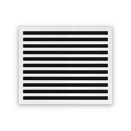 Cryptic Slot 11 slot linear slot diffuser, 26 inch, white