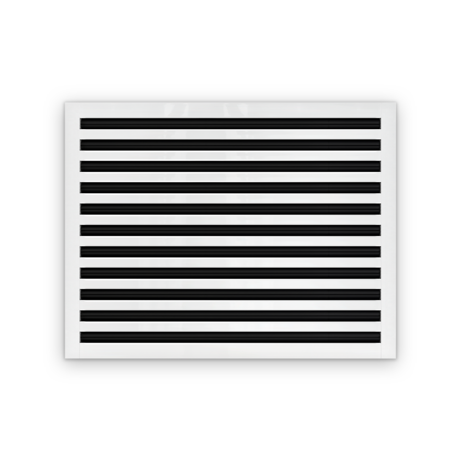 Cryptic Slot 11 slot linear slot diffuser, 28 inch, white