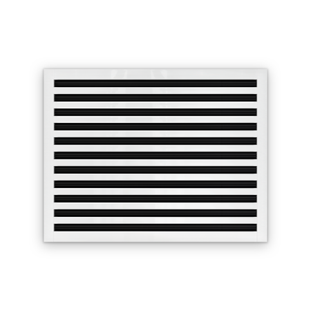 Cryptic Slot 11 slot linear slot diffuser, 28 inch, white