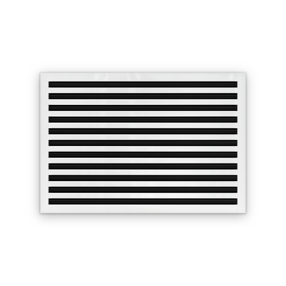 Cryptic Slot 11 slot linear slot diffuser, 32 inch, white