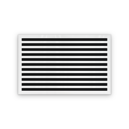 Cryptic Slot 11 slot linear slot diffuser, 34 inch, white