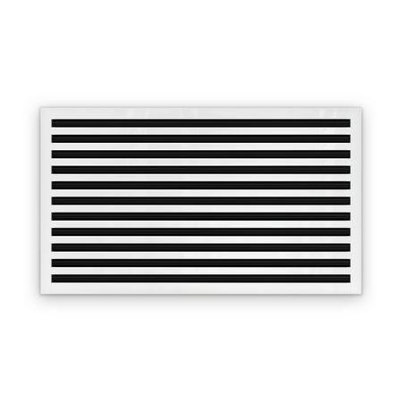 Cryptic Slot 11 slot linear slot diffuser, 38 inch, white