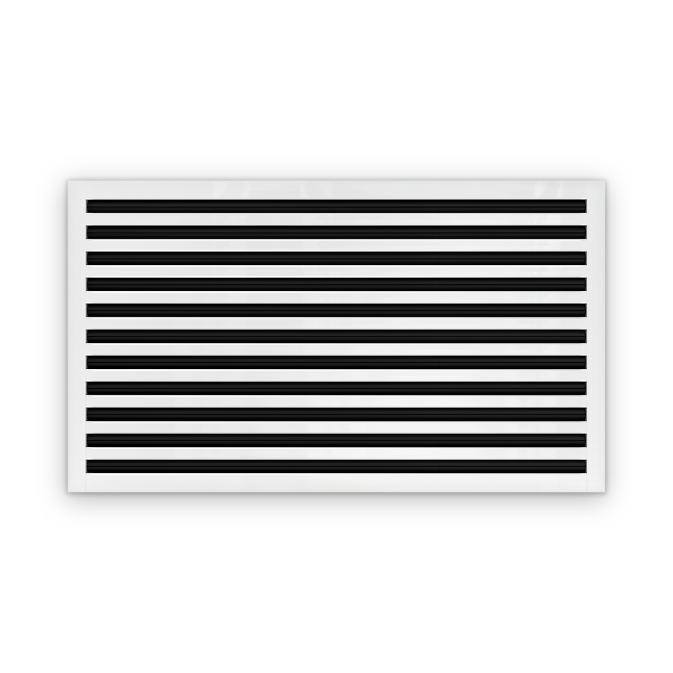 Cryptic Slot 11 slot linear slot diffuser, 38 inch, white