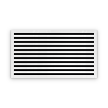 Cryptic Slot 11 slot linear slot diffuser, 40 inch, white