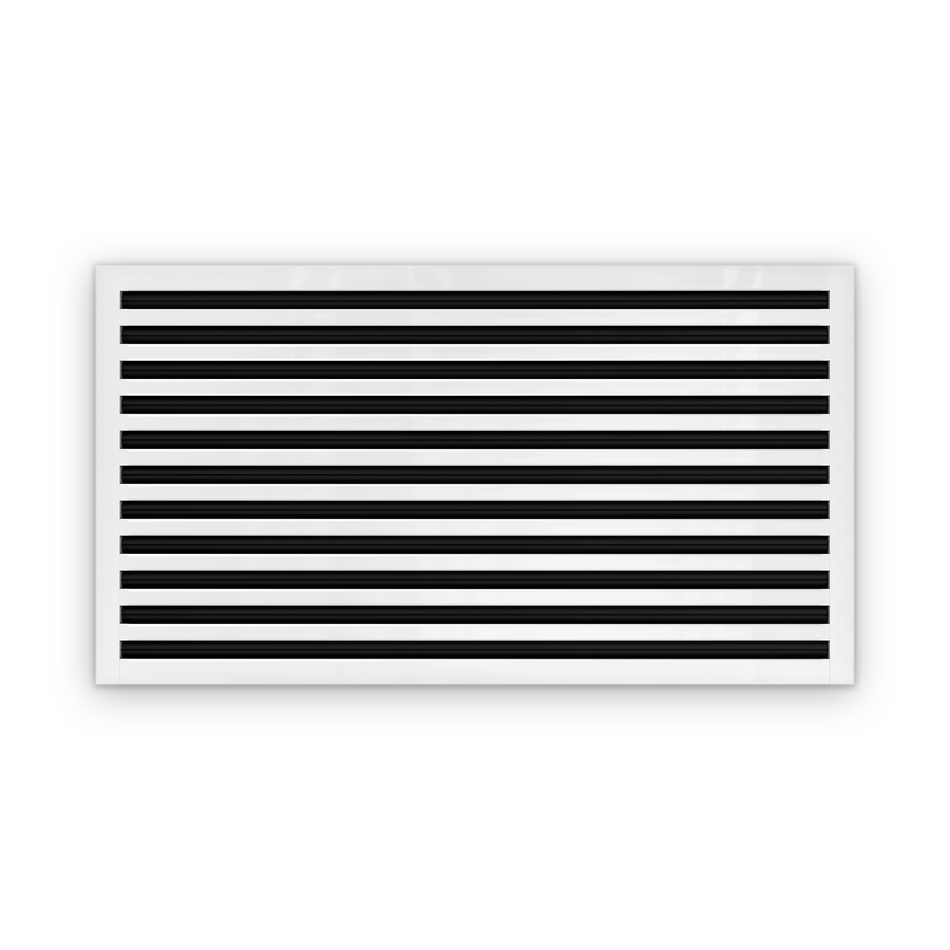 Cryptic Slot 11 slot linear slot diffuser, 40 inch, white