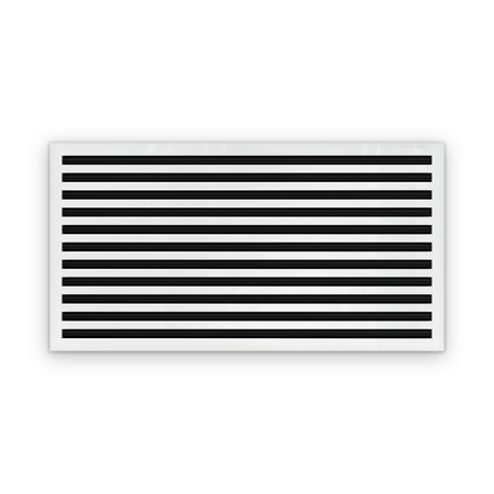 Cryptic Slot 11 slot linear slot diffuser, 42 inch, white