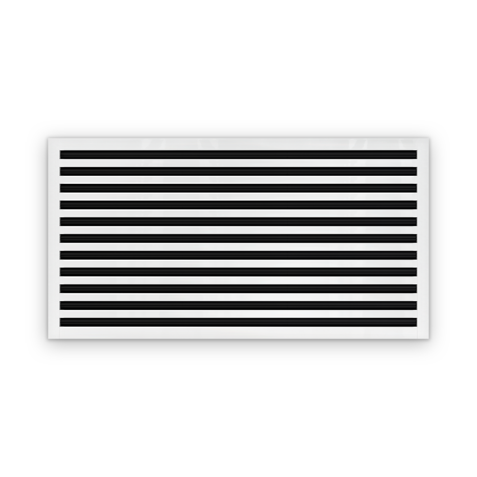 Cryptic Slot 11 slot linear slot diffuser, 42 inch, white