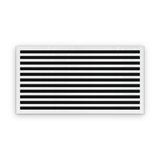 Cryptic Slot 11 slot linear slot diffuser, 42 inch, white