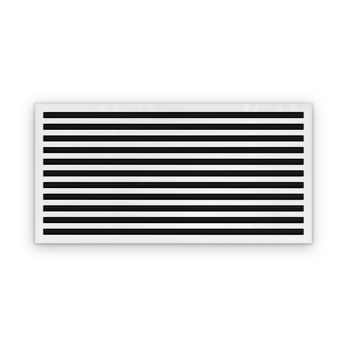 Cryptic Slot 11 slot linear slot diffuser, 44 inch, white