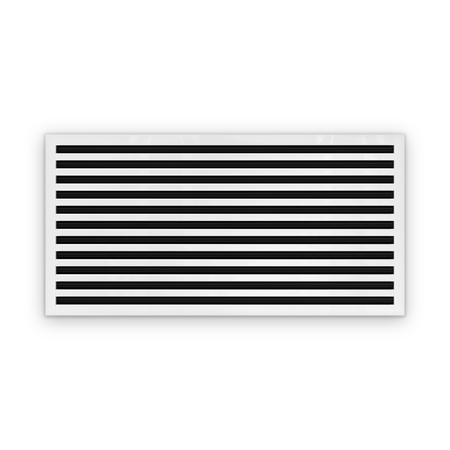 Cryptic Slot 11 slot linear slot diffuser, 44 inch, white
