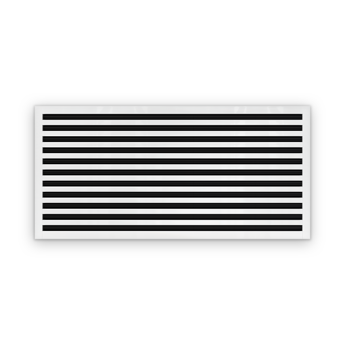 Cryptic Slot 11 slot linear slot diffuser, 46 inch, white