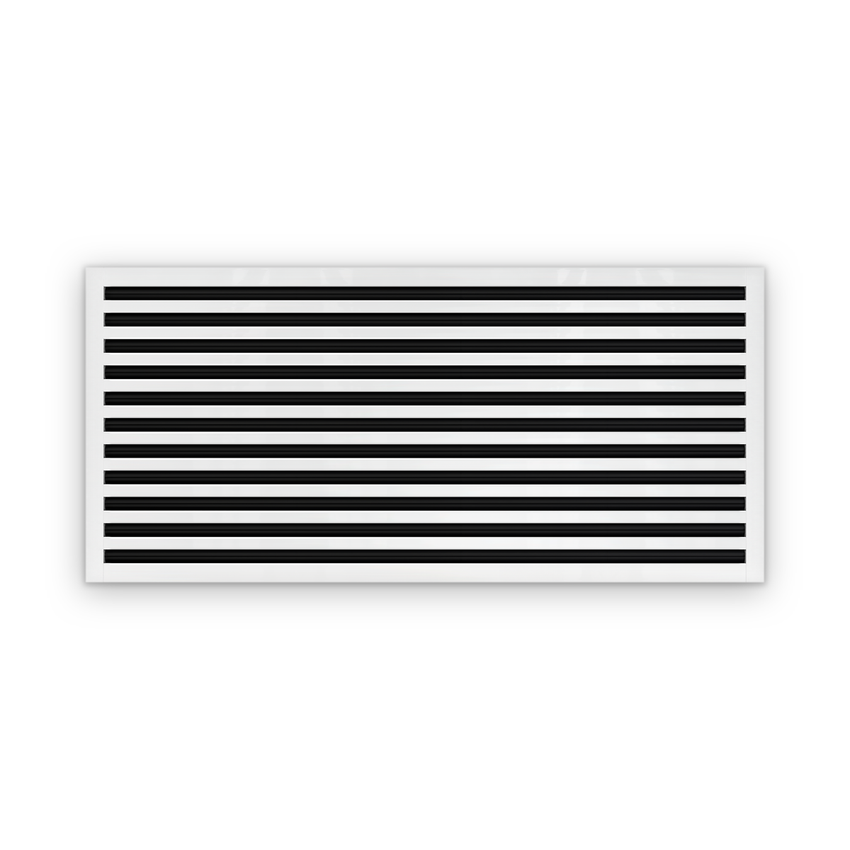 Cryptic Slot 11 slot linear slot diffuser, 48 inch, white