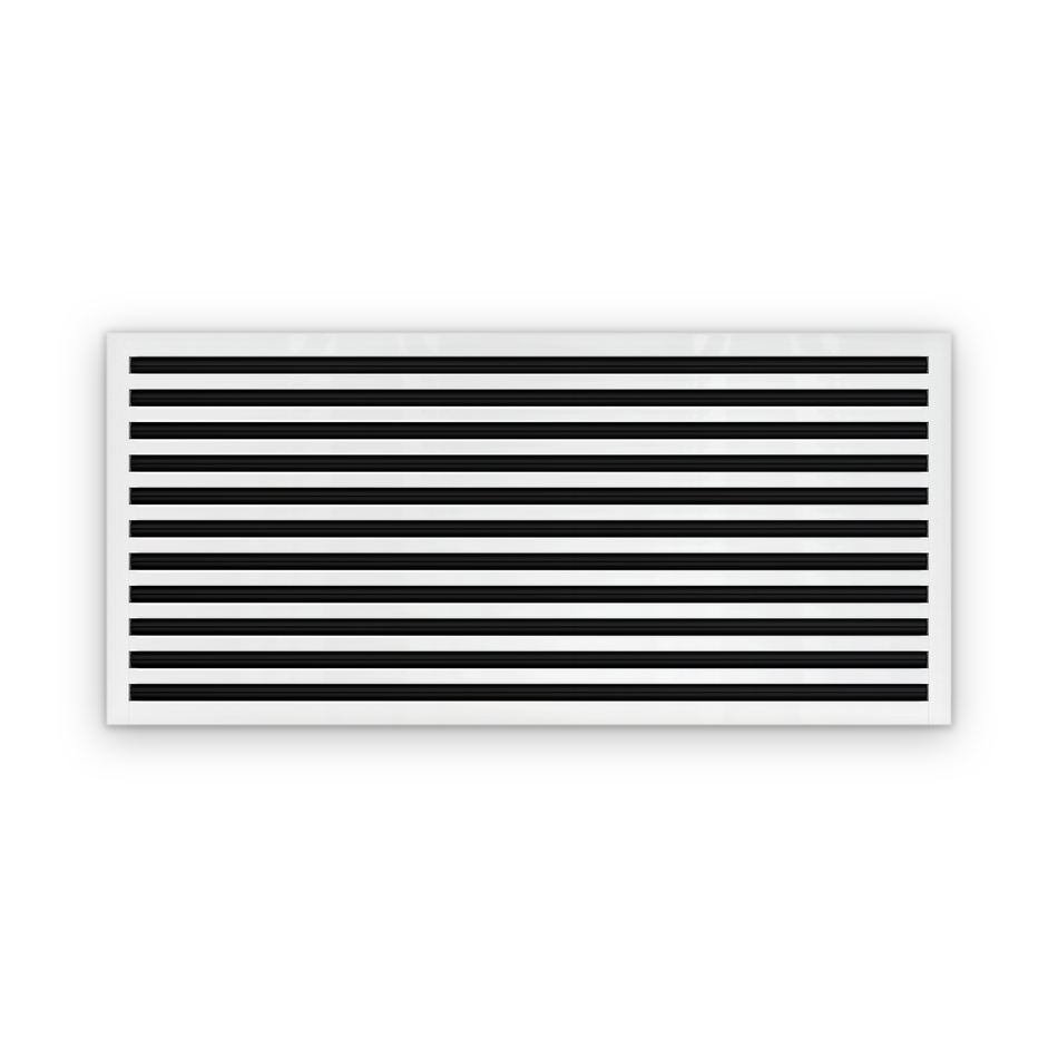 Cryptic Slot 11 slot linear slot diffuser, 48 inch, white
