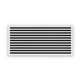Cryptic Slot 11 slot linear slot diffuser, 48 inch, white